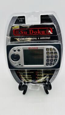 New Maximo Super Sudoku Handheld Electronic Puzzle Game - 16,000+ Puzzles Sealed